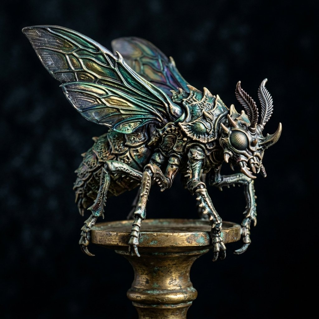 Chitin Figurine — Creature Design